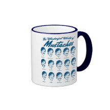 Monde merveilleux de tasse de moustaches