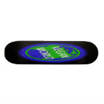 Monde végétalien planches à roulettes customisées