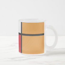 Mondrian - Composition With Large Red Plane Coffee Mug