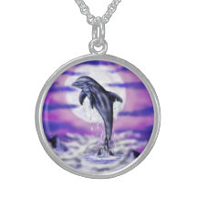 Mondscheindelphin Selbst Gestaltete Halskette