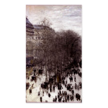 Monet Boulevard des Capucines Business Cards