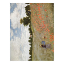 Monet, Claude Mohnblumen 1873 Technique ?l auf Lei Postcards