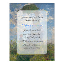 Monet Fine Art Bridal Shower Invites