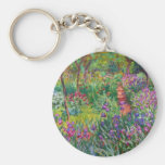 Monet Iris Garden at Giverny Key Chain