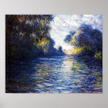 Monet Morning on the Seine Fine Art Print