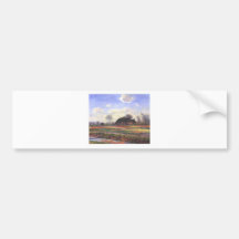 Monet-Tulpenfelder in Sassenheim-1886 Bumper Sticker