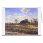 Monet-Tulpenfelder in Sassenheim-1886 Greeting Cards