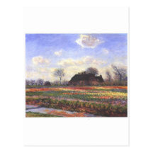 Monet-Tulpenfelder in Sassenheim-1886 Post Card
