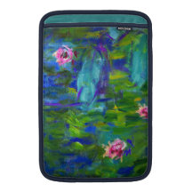 Monet Water Lilies v2 MacBook Sleeve