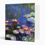Monet Water Lily Pond Binder