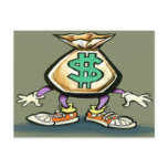 Money Bag postcards