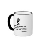 Money Philosophy Mugs
