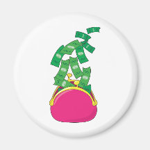 Money Purse Fridge Magnet
