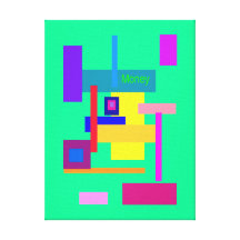 Money Spring Green Canvas Prints