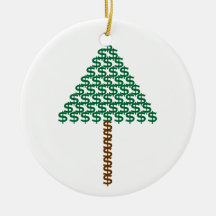 Money Tree Christmas Ornament