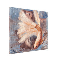 Mongo Betta Fish Canvas Prints