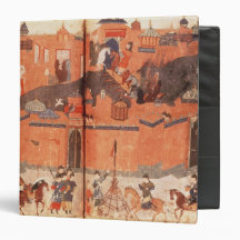 Mongols under the leadership of Hulagu Khan Vinyl Binders