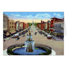 Mongtomery Alabama Dexter Avenue Greeting Cards