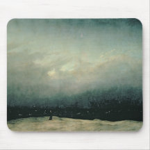 Monk by sea, 1809 mousepads
