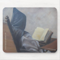 Monk :: The Reader Mouse Pad
