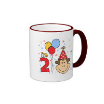 Monkey 2nd Birthday Mugs