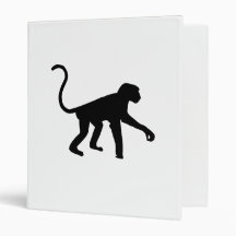 Monkey 3 Ring Binders