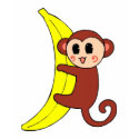 Monkey and Banana Kid's Tees - Matching Shoes t-shirts