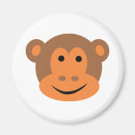 Monkey Ape Chimp Gorilla Head Magnet