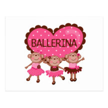 Monkey Ballet Postcards