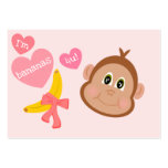Monkey Bananas 4 You Children's Valentines Cards business cards