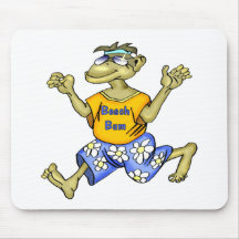 Monkey Beach Bum Mouse Pad