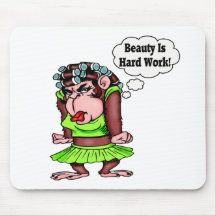 Monkey Beauty Mousepads