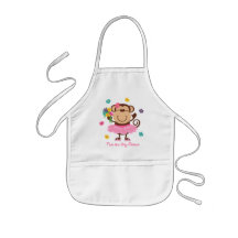 Monkey Big Sister Apron
