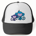 monkey-blue hats