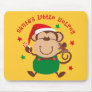 Monkey Boy Santas Helper Mousepads