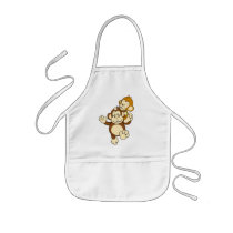 Monkey Brothers Baby apron