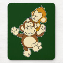Monkey Brothers Mousepad