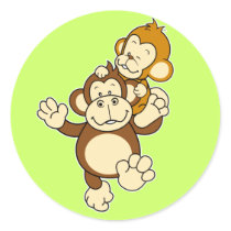 Monkey Brothers Sticker