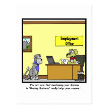 Monkey Business Postcards