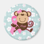 Monkey Cancer Hope Magnet