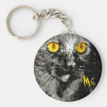 Monkey Cat KeyChain