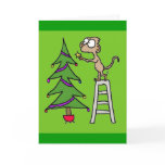 Monkey Christmas Card