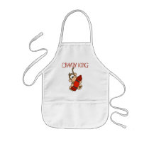 Monkey Crayon King Tshirts and Gifts Apron