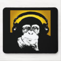 Monkey DJ Mouse Pad mousepads