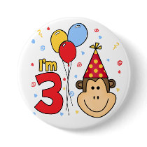 Monkey Face 3rd Birthday