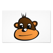 Monkey face cartoon photograph