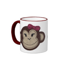 Monkey girl coffee mug