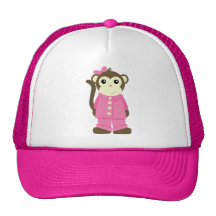 Monkey in Pyjamas Mesh Hats