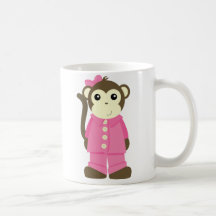 Monkey in Pyjamas Mugs