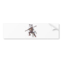 Monkey-king Bumper Sticker